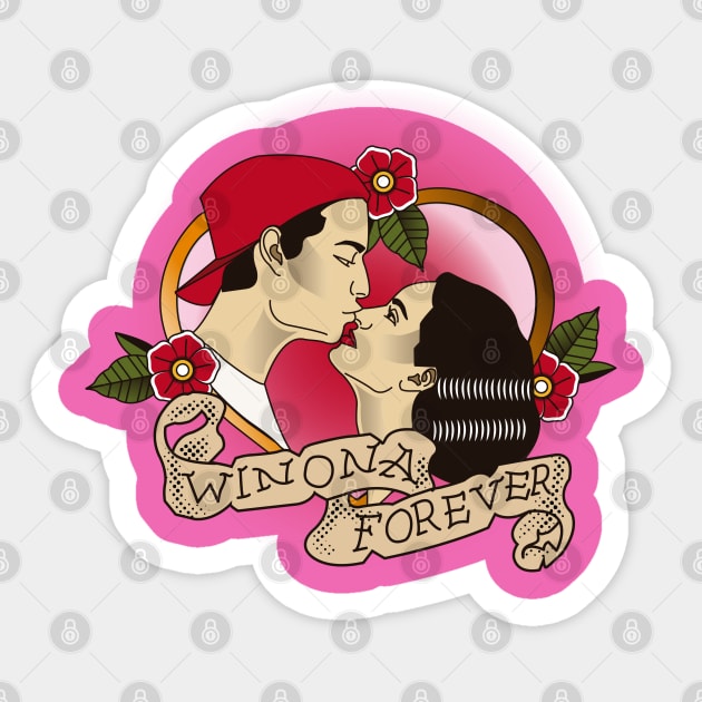 Winona Forever Sticker by TeeAgromenaguer